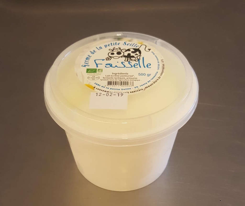 Faisselle 500 gr (Agriculture Biologique)