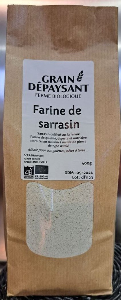 Organic Buckwheat Flour 400g