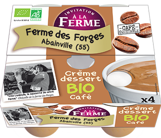 Crème Café équitable 4*125g Bio