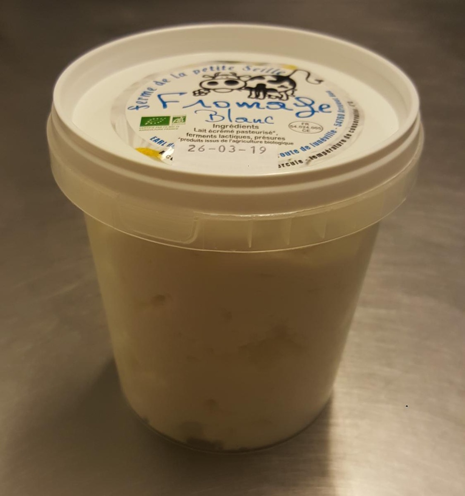  Fromage Blanc Lisse - Agriculture Biologique (500g)