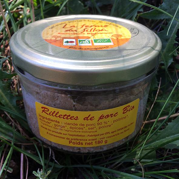 Rillettes de porc Bio 