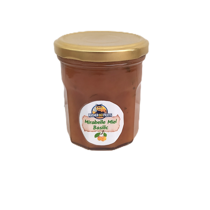 Mirabelle miel basilic 200g