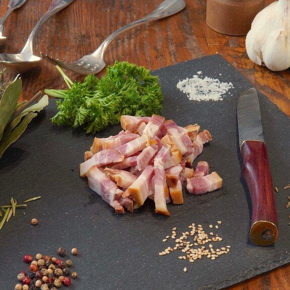 lardons fumé bio ferme 