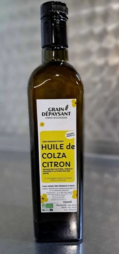  Organic Rapeseed Oil with Lemon 250ml