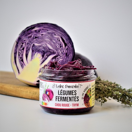 Légumes fermentés Chou rouge Thym 180g