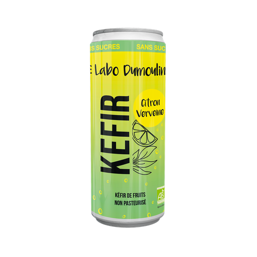 Kefir citron verveine Bio en canette 25cl 