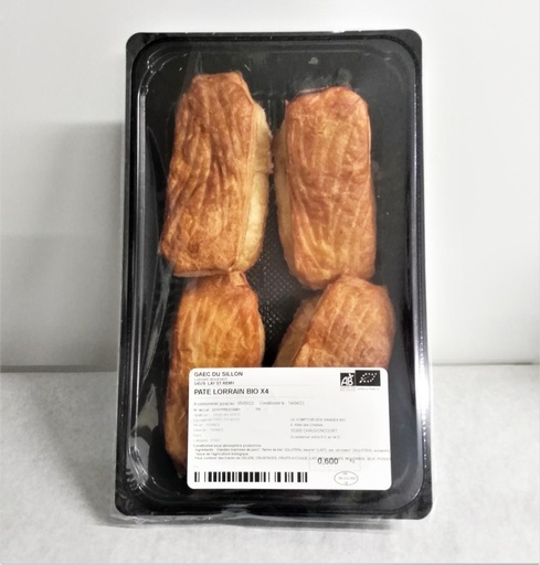Patés Lorrains x4 (Agriculture Biologique)