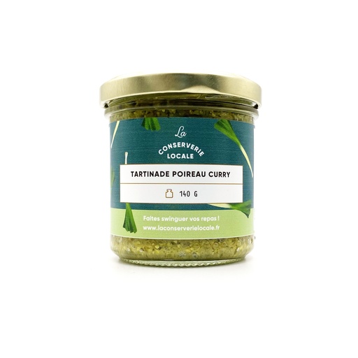 Tartinade poireaux curry 140 g (Agriculture Biologique)