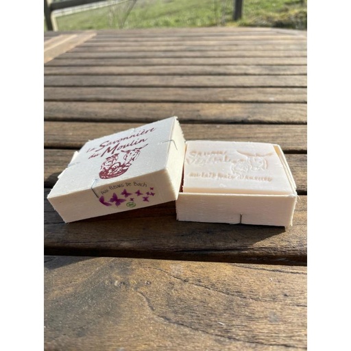 Savon au lait d'Ânesse Fleur de coton (Agriculture Biologique)