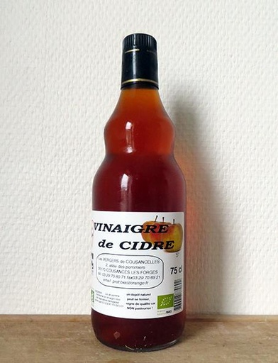 Vinaigre de cidre 75cl Agriculture Biologique