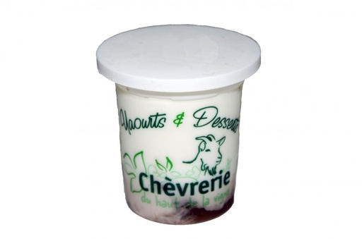 Yaourt au lait de Chèvre - Figues Violette ×4 *125g Agriculture Biologique