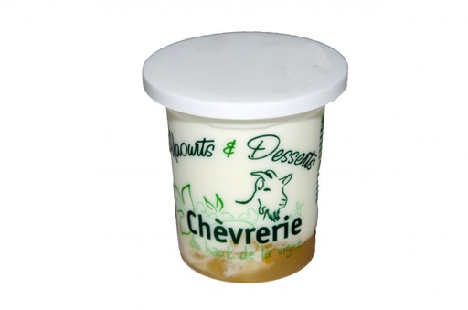 Yaourt au lait de Chèvre - Pêche de Vigne ×4 *125g