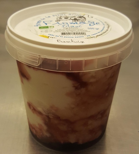  Organic Fromage Blanc with Raspberry Coulis 500g