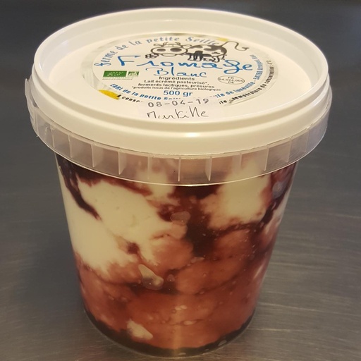 Fromage Blanc with Blueberry Coulis BIO (500g)