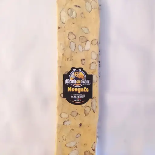  Honey & Almond Nougats in Bar Form