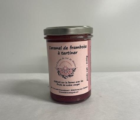 250g Raspberry Caramel Spread (Organic Farming) 
